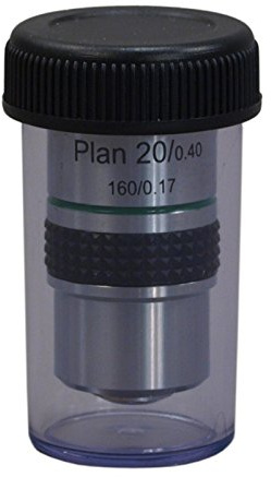 OMAX 20X Plan Achromatic Objective for Compound Microscopes