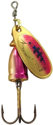 MAPSO - 5 Cucharillas de Pesca VLASON-2 ONF-F 6 GMS.