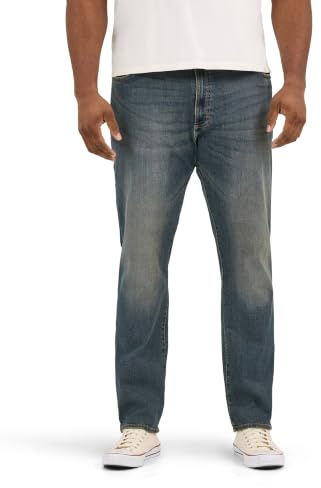 Lee Men's Big & Tall Extreme Motion Straight Taper Jean Maverick 44W x 32L