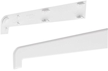 Eurocell 180mm uPVC Window Sill End Caps (Pair) - White