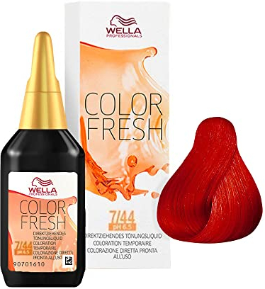 Wella Color Fresh 7/44 mi.blo.rot-intensiv 75ml