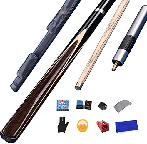Billardqueues Professionelle Pool Queue Stick Queue mit verstellbarer Verlängerung, 57 Zoll Professioneller Pool Queue Stick, Billard Pool Queue Stick, 11,5 mm Spitze Billard Queue Stick, Kommerziell