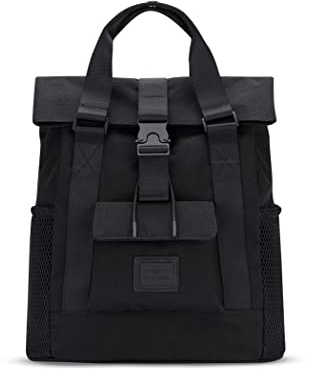 Johnny Urban Sac a Dos Femme Petit Noir - Jules - Sacs à Dos Feminin & Elégant pour Université, Travail et Ville - Sac Chic pour Dames avec Compartiment pour Ordinateur Portable - Déperlant