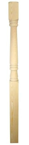 Jackson Woodturners Pine Complete Newel Post 1430mm x 90mm (No Cap)
