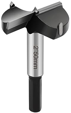 Forstnerbohrer 50mm, Forstner bohrer mit Sechskantschaft, Holzbohrer Topfbohrer Kunstbohrer für Holz,Hartholz