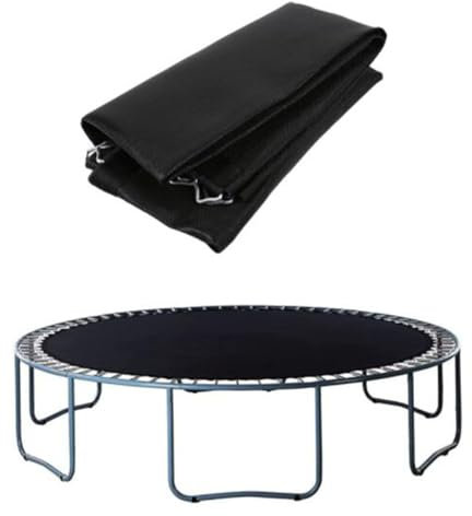 FSDIYU Tappeto Elastico Telo Ricambio Trampolino, con V-Ring, Tappetino da Salto a Molla di Sicurezza ad Alta Elasticità per Trampolino Rotondo, Resistente all'Acqua Resistente ai Raggi UV