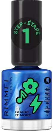 Rimmel Full Volume Collection Super Gel Smalto, 111 Shake it More, Smalto, Lunga tenuta, Perlato iridescente per un effetto ultra luminoso, 12 ml