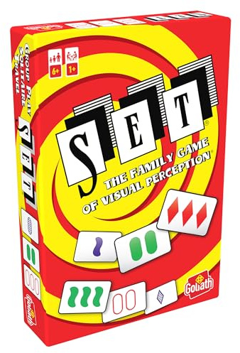 Goliath - Set - Gioco di Carte di Percezione Visiva & Riflessione - Per Bambini e Adulti dai 6 Anni - Gioco da Tavolo Formato Viaggio - Regole Semplici - Idea Regalo - 1+ Giocatore