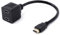 Cable Adaptador HDMI Splitter 1 en 2 Salida, 1080p@60Hz HDMI 1 a 2 vías, para Monitores Duales Duplicados/Espejo, Admite 2 Televisores al Mismo Tiempo, para HD, LCD, TV