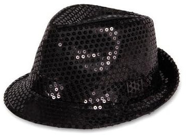 PartyMagix Pailletten Glitzer Hut – Funkelnder Faschingshut für Karneval & Party – Kostüm-Accessoire für Erwachsene – Unisex – Einheitsgröße – Glänzender Hut für Mottoparty & Bühne