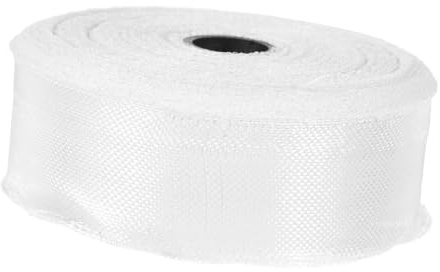 DIYEAH Heavy Duty Fiberglass Cloth Tape Non-adhesive Woven Heat Resistant Wrap for Electrical Insulation Welding Machines Industrial Use