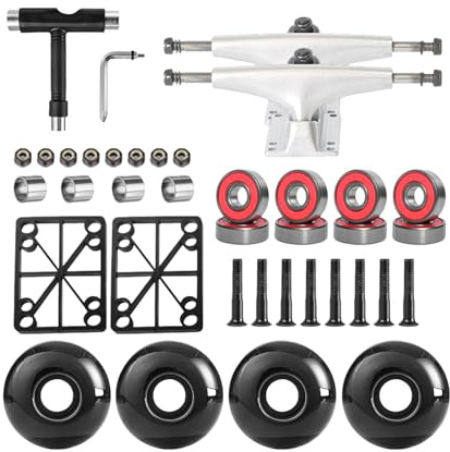 Laikoutd Set Ponti Per Skateboard In Lega Alluminio Da 5 Pollici Gullwing Trucks Precisions Engineered Manovre Tecniche Set Ponti