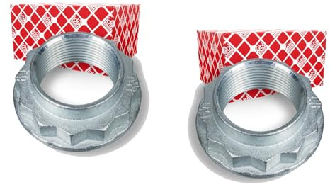 2x Febi Außenvielzahn Achsmutter M27 X 1,5 | 2x 12181 passend für 3 5 6 7 8 X1 X3 X5
