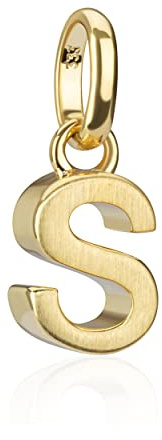 NKlaus Kettenanhänger Buchstabe A–Z, klein, 333 Gelbgold, 8 Karat, 1 Stück | Als Amulett und Talisman für Kinder und Damen