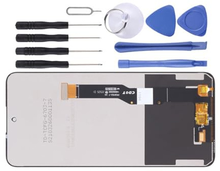 Wdbild Pantalla de piezas de reparación de montaje completo con herramienta digitalizador LCD para pantalla LCD de 20 L+/20 Lite y piezas de mantenimiento de dispositivos electrónicos digitalizadores