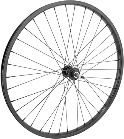 Wheel Master Rear Bicycle Wheel 26, 5/6/7/8 Speed Freewheel Compatible, 36 Spoke, Steel Rim, Bolt On Axle, Black