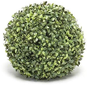 artplants.de Künstliche Buchskugel Tom, Kunststoffgitter, Ø 27cm - Künstliche Buchsbaumkugel Buxkugel Buchsbaum