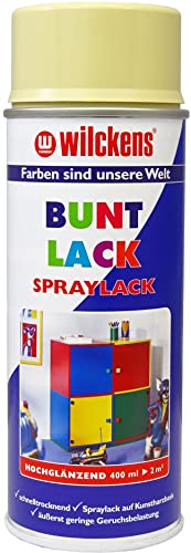 Wilckens Spraylack Buntlack Hochglanz, 400 ml, RAL 1014 Elfenbein