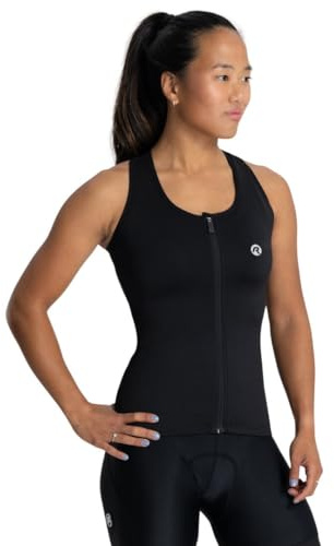 Rogelli Radtrikot Damen ärmellos - Fahrradtrikot Damen mit Reißverschluss - Rennrad-Trikot - Abbey