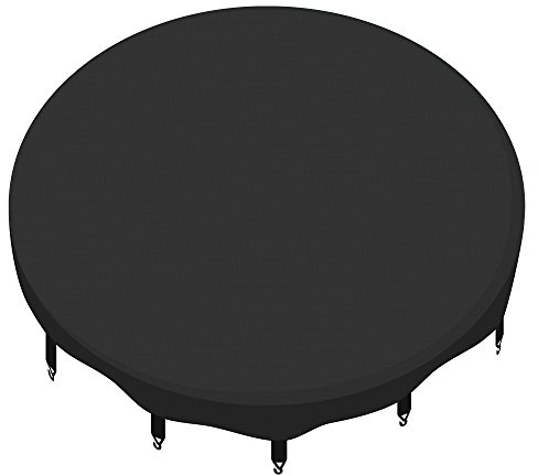 awm Trampolin Abdeckplane Regenabdeckung Schutzplane Ø 244 | 305 | 366 | 400 | 430 | 460 cm - Wetterfeste Trampolin Abdeckung mit Karabinerhaken & Gummizug - Winterplane PE 0,2 mm