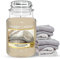 Yankee Candle Duftkerze im Glas (groß) | Warm Cashmere | Kerze mit langer Brenndauer bis zu 150 Stunden | Perfekt zum Muttertag | Geschenke für Frauen