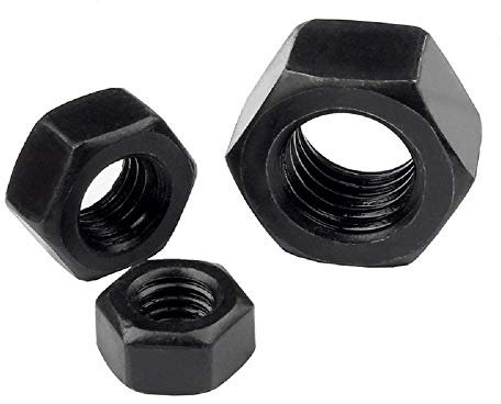 Hochfeste schwarze Sechskantmutterkappe aus Eisen, Sechskantschraube, Schraubverschluss M2M3M4M5M6M10M12M14-M36-M18 * 5 Körner * 8,8 Grad