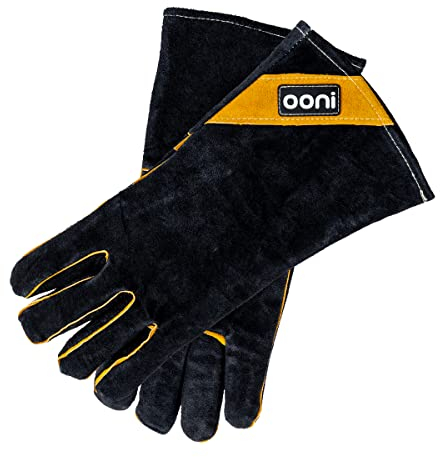 Ooni Grill Gloves - Heat and Fire Resistant, Protective Heat Proof Gloves Perfect for Outdoor Cooking, Grill, Fireplace, Barbecue or Pizza Oven