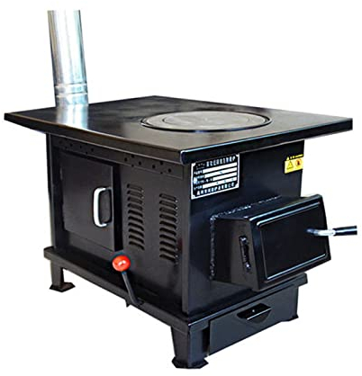 PEVSCO Wood Stove Warming Stove villa Indoor Wood and Coal Biomass Particle Survival Firewood Burning Cooking System Gasifier Household Heater Home Tools