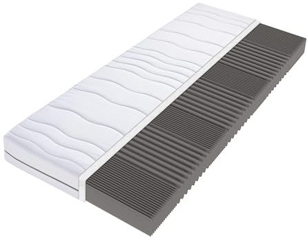 Komfortschaummatratze BeCo DreamFlex, 18 cm Komforthöhe für angenehm weichen Liegekomfort, Größe:180 x 200 cm, Härtegrad:H2 (0 kg - 100 kg)