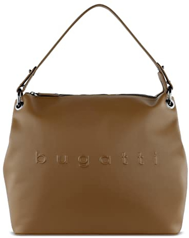bugatti Leder Schultertasche Daphne Ladies Bag Cognac braun
