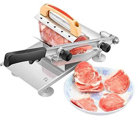 Fleischschneider für den privaten oder gewerblichen Gebrauch, manueller Fleischschneider, kommerzieller Haushalt, manueller Lamm-Rindfleisch-Fleischschneider, Hackbratenmaschine, G