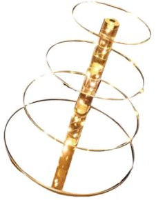 Amosfun Supporto Per Cupcake A Più Livelli Con A Led Espositore Per Torte in Acrilico A 4 Livelli Per Feste Matrimoni E Compleanni