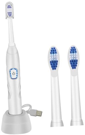 Beavorty Elektrische Kinderzahnbürste - Usb-aufladung - 3-2-minuten-timer - Zahn- Borsten - Zahnbürstenset