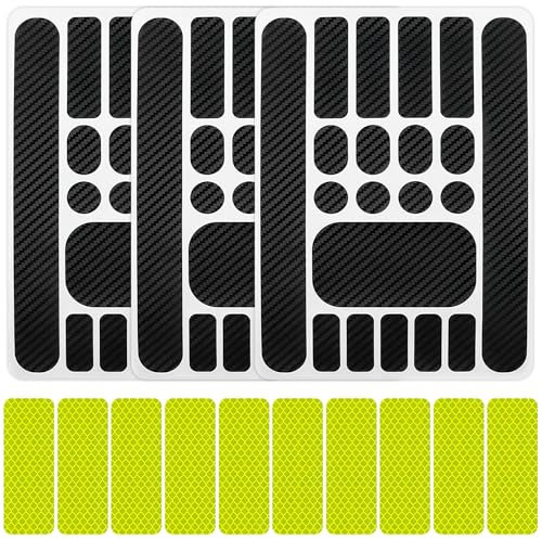 DAWRIS Lot de 3 films de protection de cadre de vélo - Forte adhérence - Autocollant de protection pour cadre de vélo - Protection contre les dommages à la peinture - Pour descente, VTT, VTT, etc