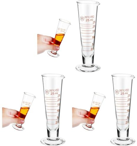 iplusmile 3piezas Taza Medidora De Para Vaso Transparente Para Cocinar y Hornear Utensilio Multifuncional De Medición Precisa
