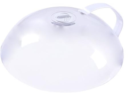 Tapa protectora para microondas con rejillas de ventilación que mantiene el horno microondas limpio