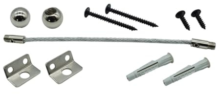 Milisten Underturn Hardware Bag for Boy Girl's Furniture Prevents Tip-Overs Includes Tip Furniture Anchor and Shake Connector for Bookshelves and Dressers Boy Girl Safety Proofing Tool