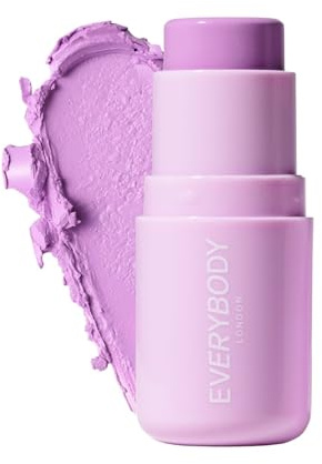 EVERYBODY LONDON Barra de rubor en crema fresca y brillante, de larga duración, para un color natural y fresco, adecuado para todo tipo de belleza, 4,8 g, cinta sedosa