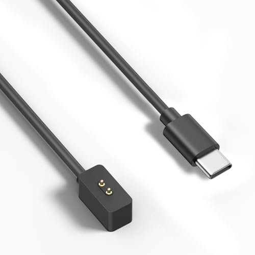 Oumida USB C Chargeur Montre Connectée Compatible avec Smart Pour Xiaomi Band 9/Band 8/Pro/Active/Redmi Watch 4/Watch3 Active,100cm Câbles pour Montres Connectées Remplacement (Noir)