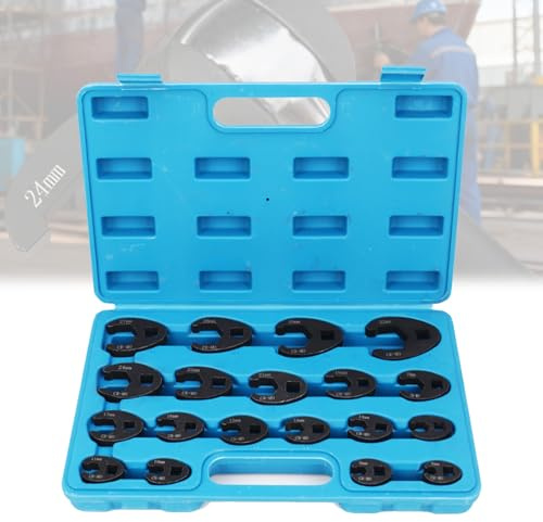 IDAMAKON Jeu de 19 clés à fourche à molette