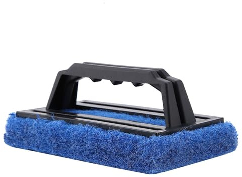 Naroote Cepillo para Peceras, Limpiador Raspador de Algas Duradero para Herramienta de Limpieza de Acuarios, Fácil de Usar para Fregador de Peceras, Material Plástico Liviano