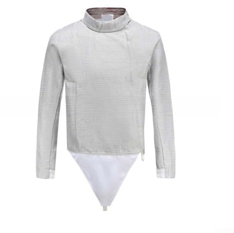 Chaqueta de Esgrima, Chaleco Lamé Traje Conductivo, Chaqueta de competencia de entrenamiento de esgrima eléctrica para esgrimas(46#)