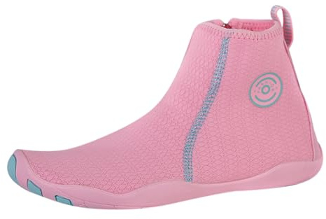 Lätta vattenskor för män andningsbara snabbtorkande vattenstrumpor för strand simning snorkling surfing yoga atletisk barfota vattentränare, Rosa, 38.5 EU