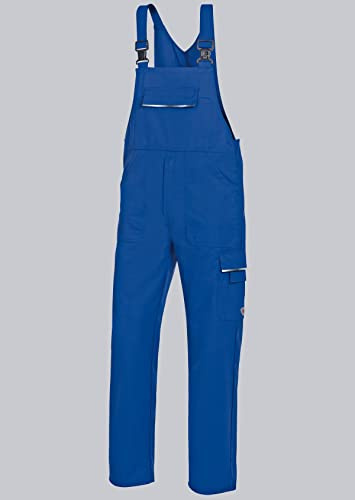 BP 1604-559-13-62n Latzhose, Stretch-Hosenträger mit Clipbefestigungen, 245,00 g/m² Stoffmischung, Königsblau, 62n
