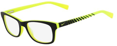 Nike Brille Größe 48 mm BLACK,VOLT, EYE SIZE: 48 BRIDGE: 17 HORIZONTAL MEASUREMENT: 48 VERTICAL MEASUREMENT: 34