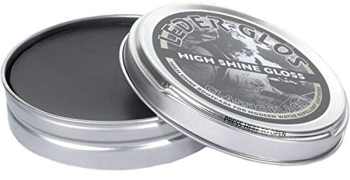 Altberg Leder-Glos High Shine Gloss Leather Polish For Boots, 80g Tin (Black)
