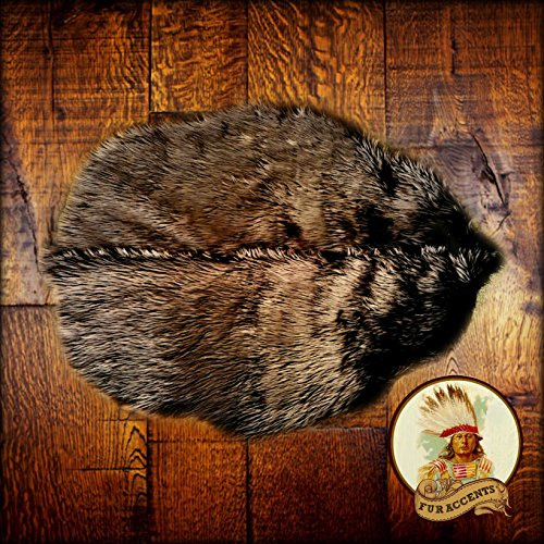 Premium Quality Faux Fur Beaver Skin - Grizzly Bear - Buffalo Hide - Throw Rug - Shag - Sheepskin - Area Toss Carpet (2'x4', Brown)