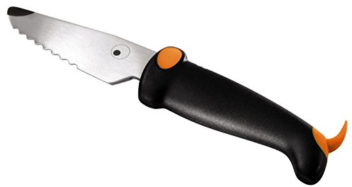 KUHN RIKON kinderkitchen Kindermesser Hund mit Zähnen, schwarz, ab 3 Jahren