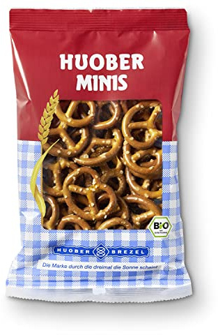 Huober Minis, Bio Mini Brezeln, 20 Packungen x 40g