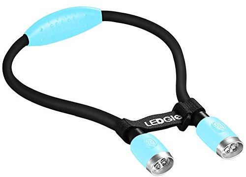 LEDGLE Flexible Llevó Luz Del Libro de La Abrazo Lámpara de Lectura de Luz de La Linterna Cuello Lectura, USB Luz Recargable LED, 4 LED Bombillas 3 Brillo Ajustable 6500K-7000k